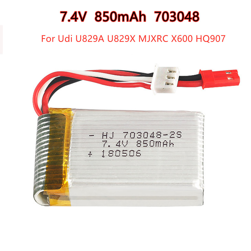 Rc Hobby Vehicles - 1-5pcs 2s 7.4V 850mAh 703048 Lipo