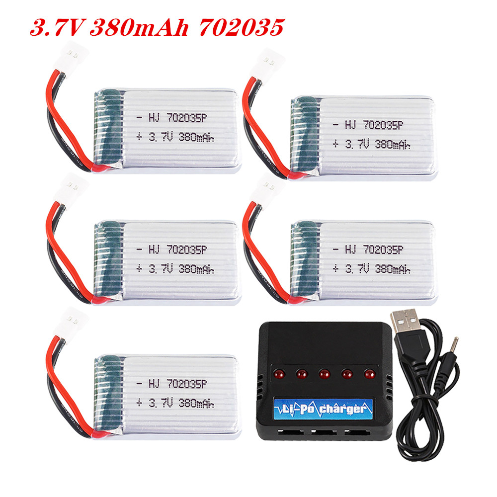 Rc Hobby Vehicles - 3.7V 380mah 702035 Lipo Battery Rechargeable