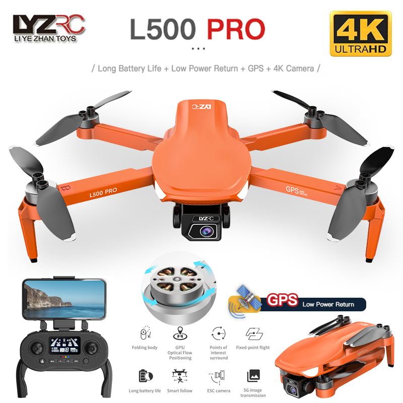 L500 PRO GPS Drone 4K Profesio - Top Rc Hobby Mini Xcub recension och pris