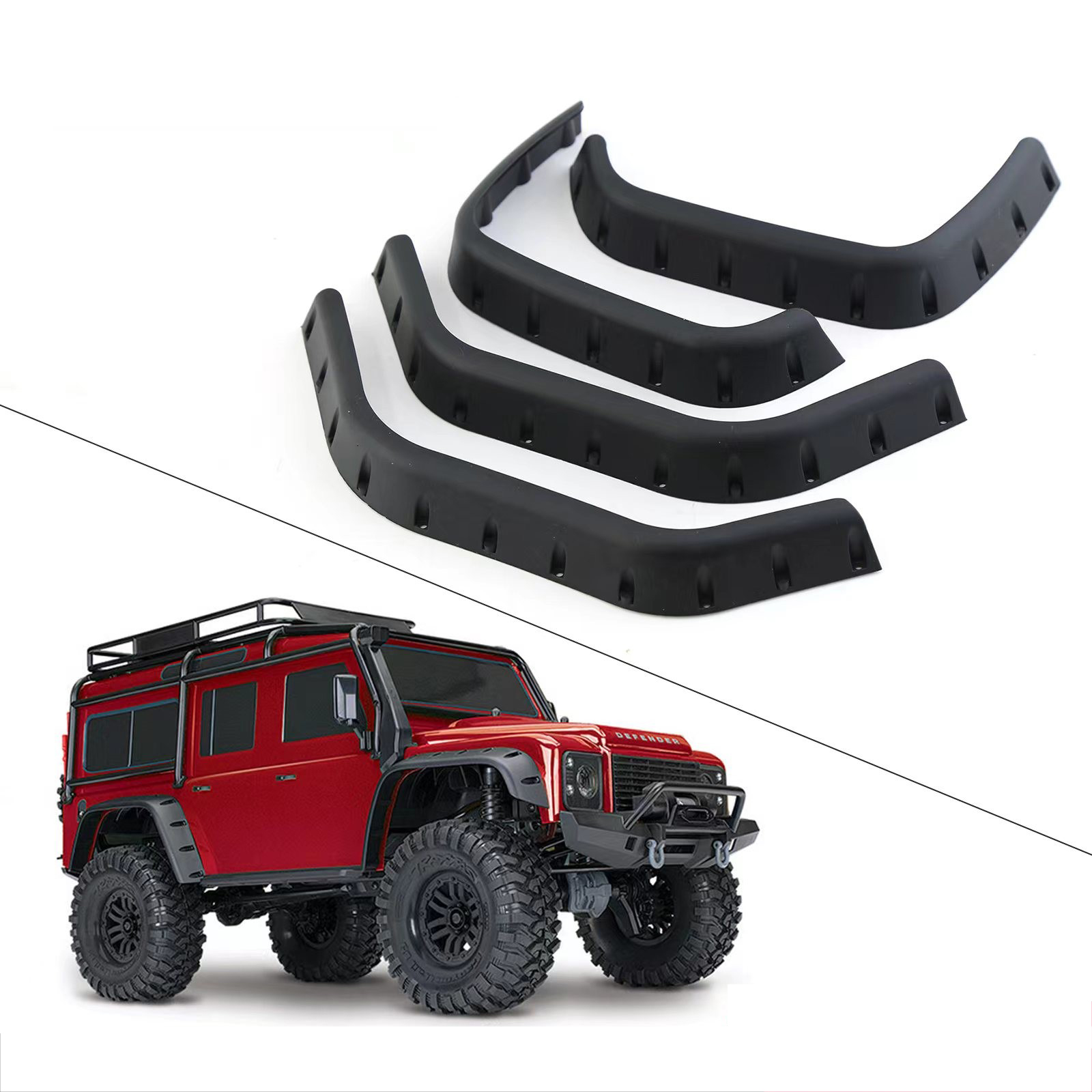 RC Car Mud Fenders Flares for  - Body Shell Rc recension och pris