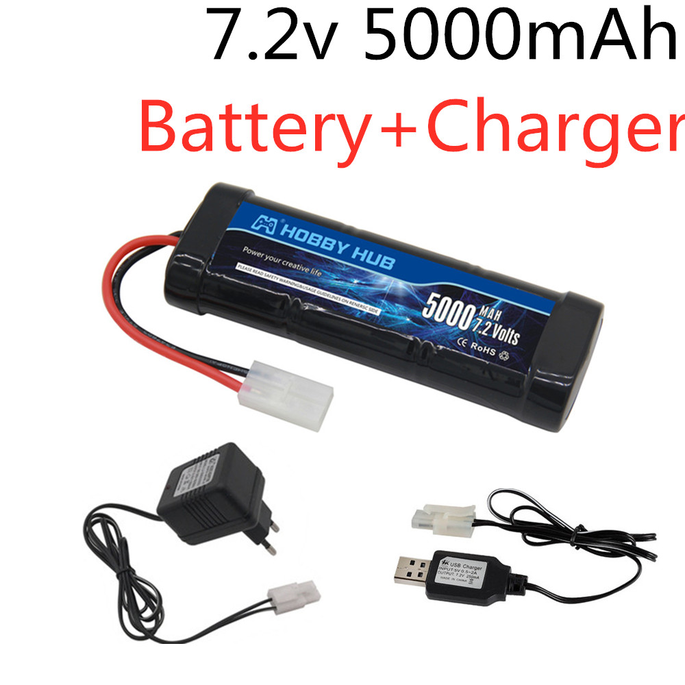 7.2V 5000mAh Ni-MH Battery Pac - Rc Hobby Vehicles recension och pris