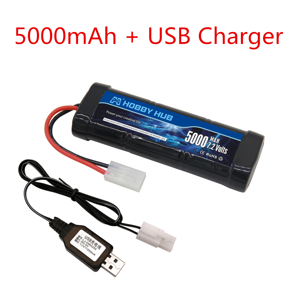 7.2V 5000mAh Ni-MH Battery Pac - Rc Hobby Vehicles recension och pris