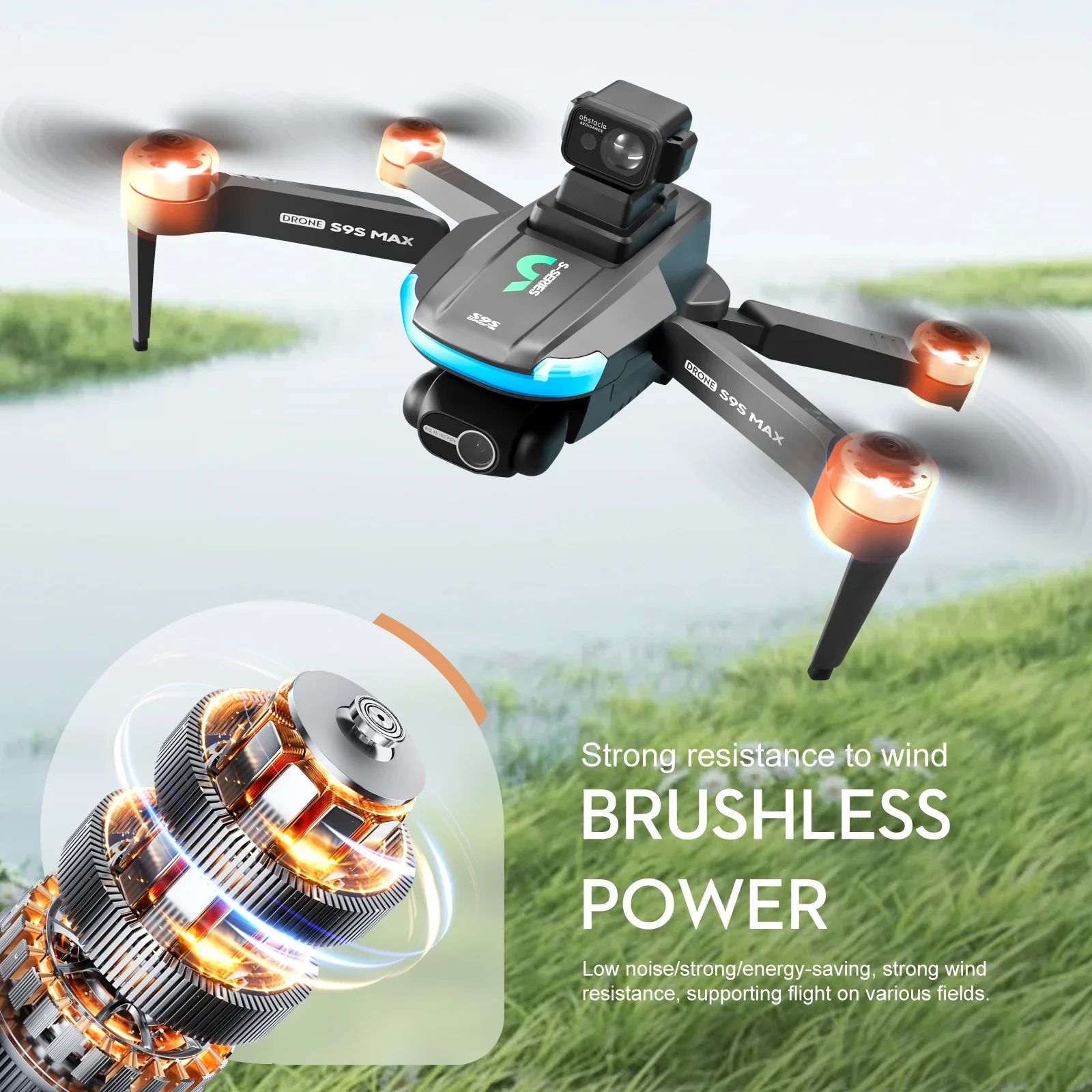 NEW S9S MAX MINI Drone 4K 2-Ax - Top Rc Hobby Mini Xcub recension och pris