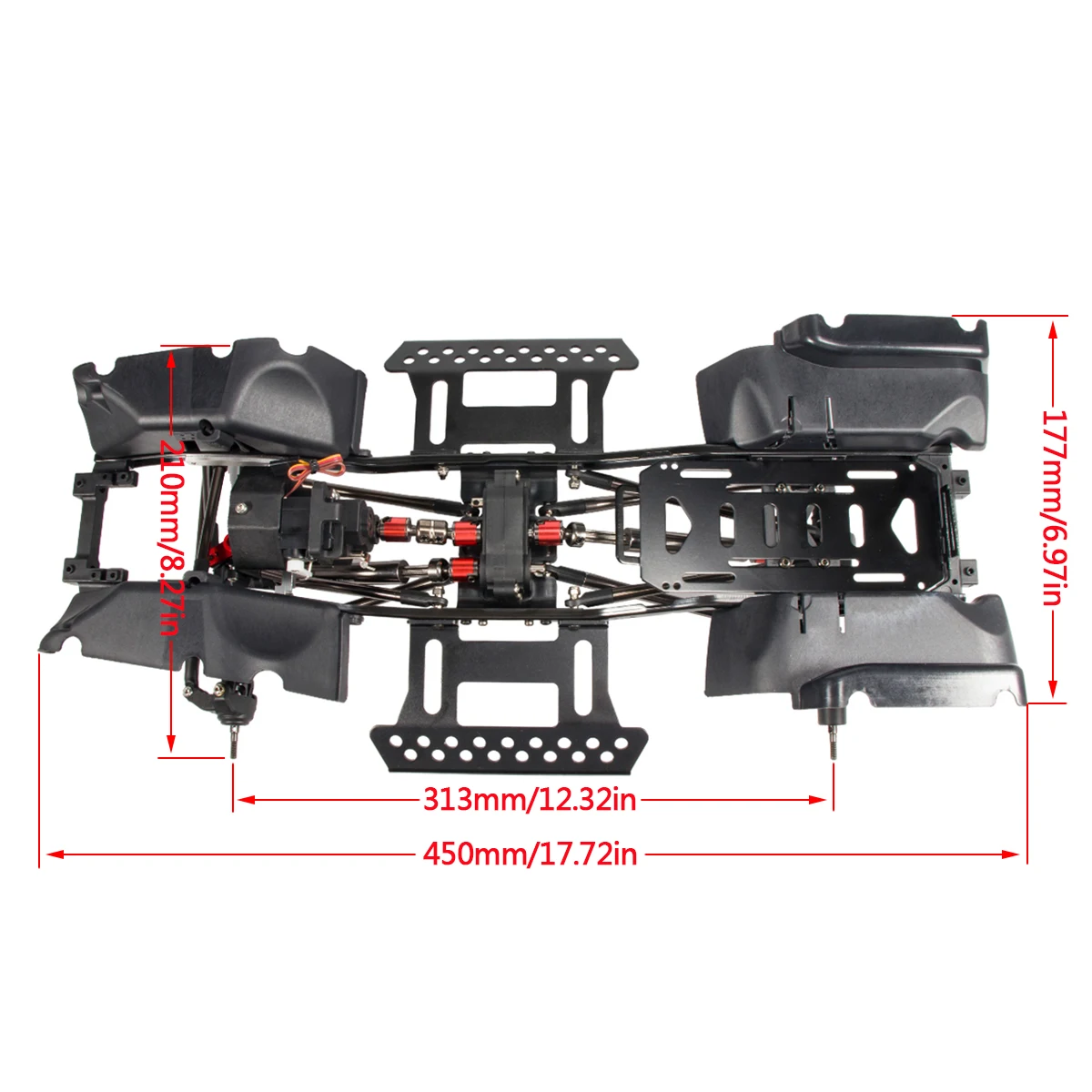 1/10 RC Crawler Chassis Kit wi - Body Shell Rc recension och pris