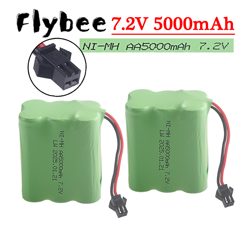 (SM-2P Plug) 7.2V 5000mah NiMH - Rc Hobby Vehicles recension och pris