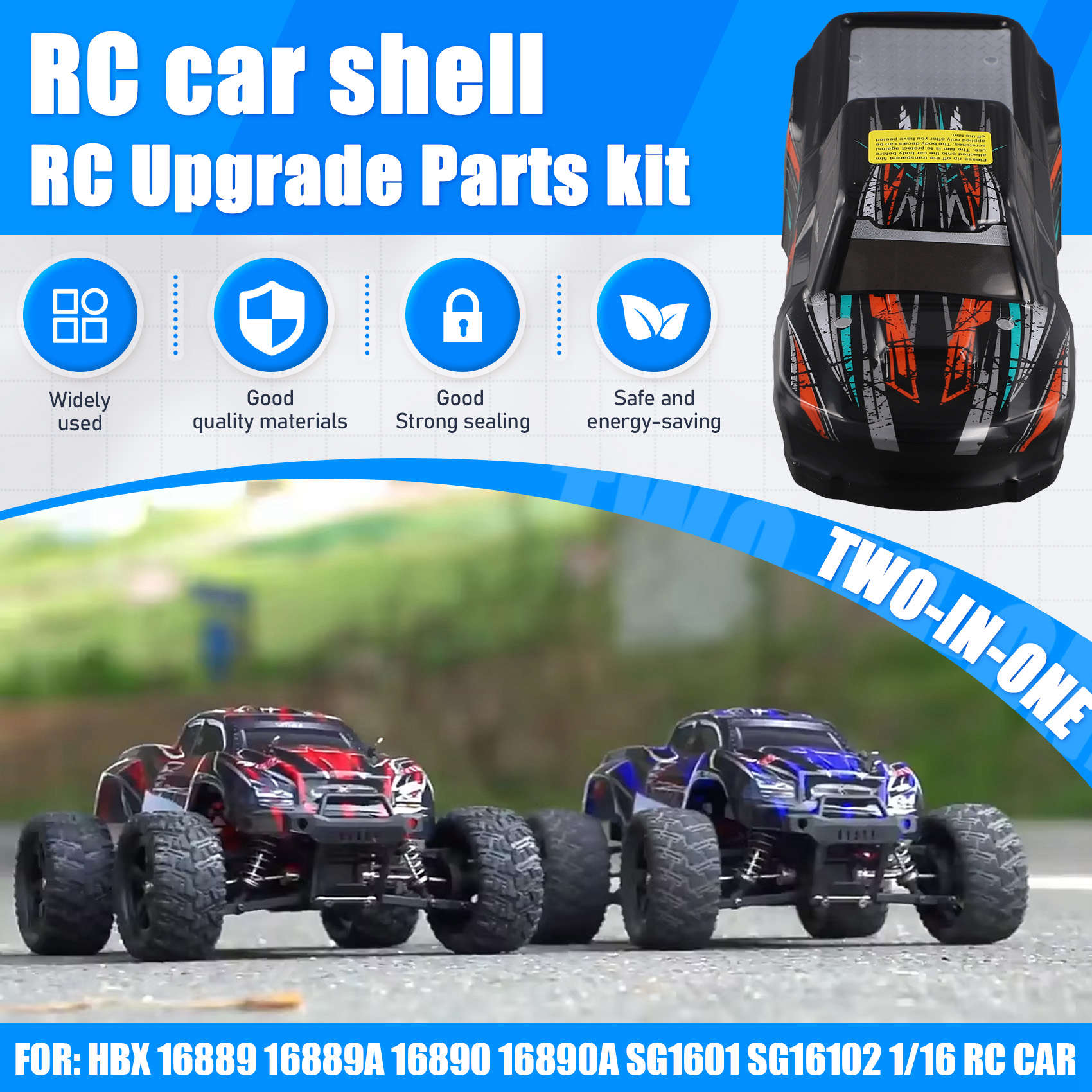 L79A HBX 16889 16889A 16890 16 - Body Shell Rc recension och pris