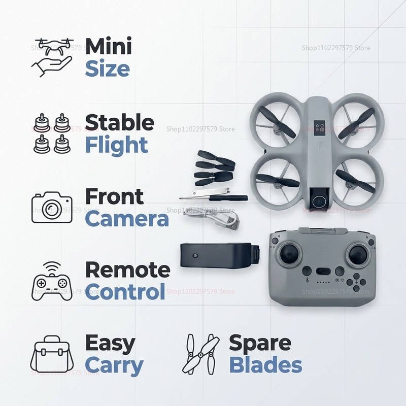 Mini Drone with 8K HD Camera F - Top Rc Hobby Mini Xcub recension och pris