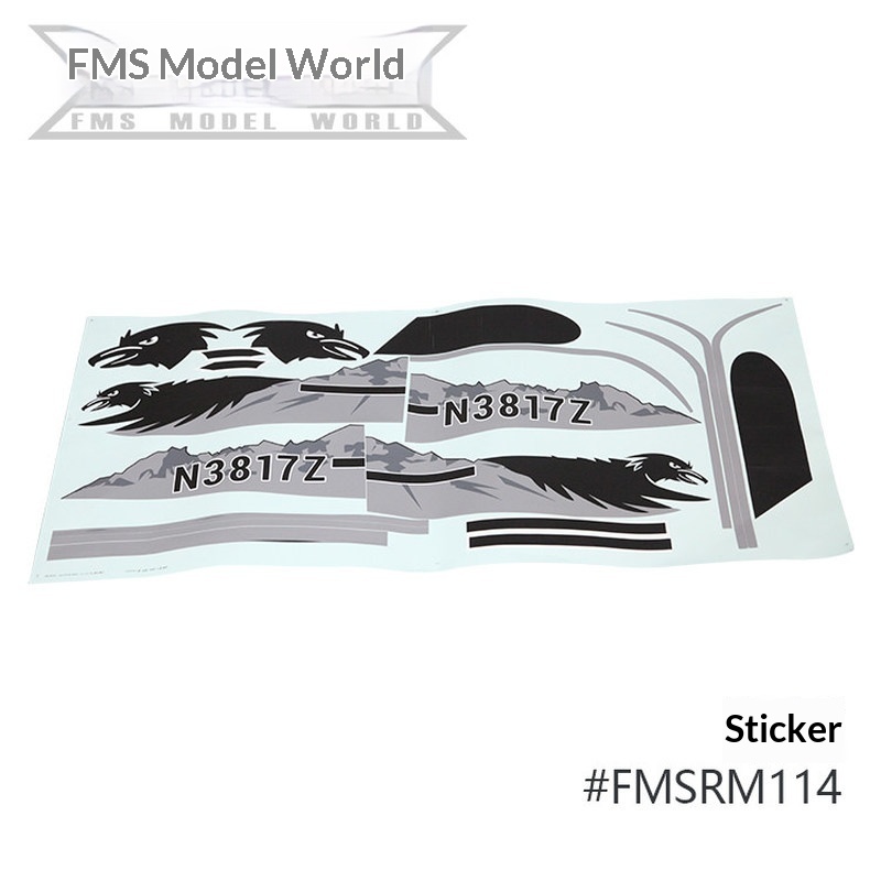 FMS RC Plane Decals For 1700mm - Rc Hobby Vehicles recension och pris