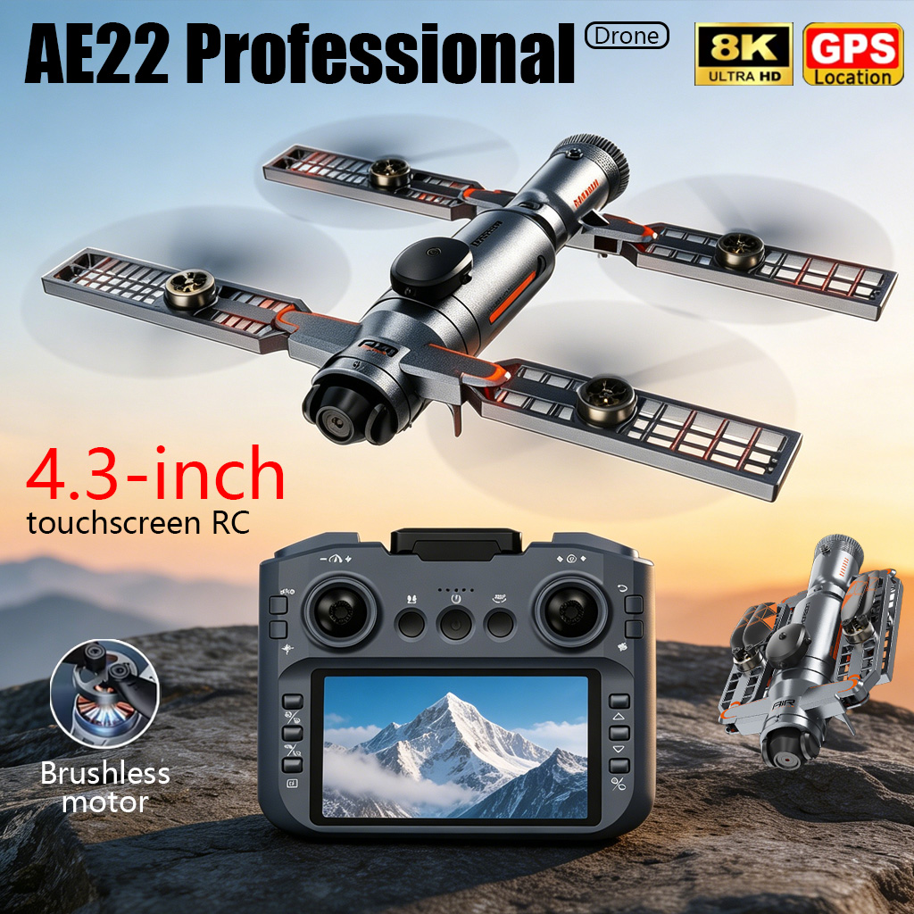 Upgraded AE22 PRO MAX Foldable - Top Rc Hobby Mini Xcub recension och pris