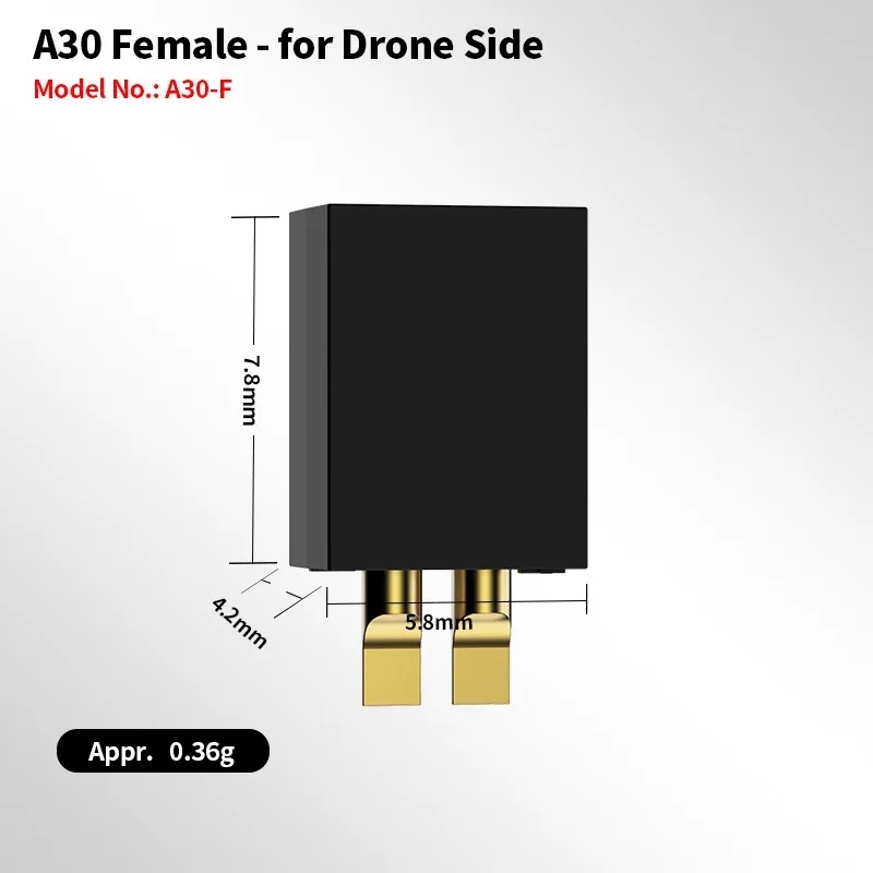 5Pcs GAONENG A30/BT2.0 Female  - Top Rc Hobby Mini Xcub recension och pris