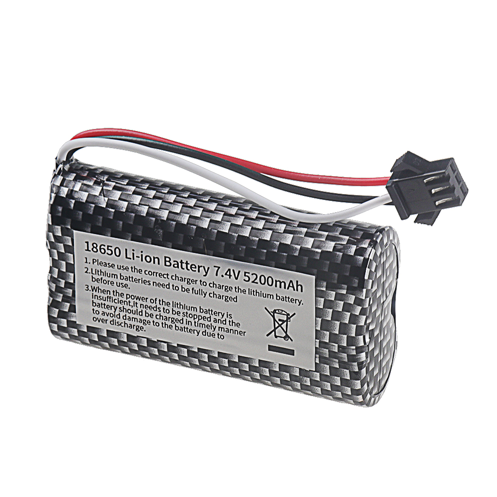 18650 Li-ion 7.4V 5200mAh Batt - Rc Hobby Vehicles recension och pris